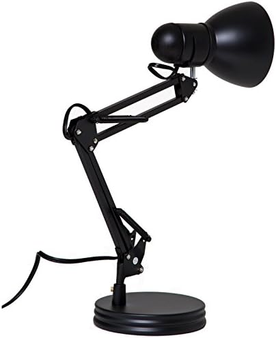 Boston Harbor TL-WK-134E-BK-3L Architect Swing Arm Desk Lamp, 17.3" x 15.9" x 13", Black