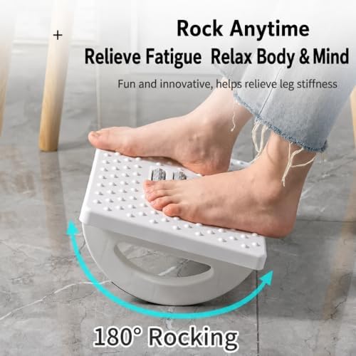 Rocking Footrest Board with Non-Slip Textured Surface