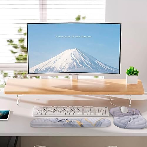 Ergonomic Mouse Pad with Wrist Support and Keyboard Wrist Rest Set