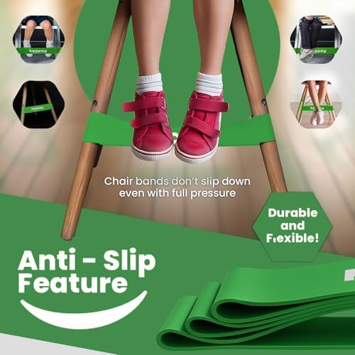 Chair Bands for Kids with Fidgety Feet, Desk Bands for Classroom