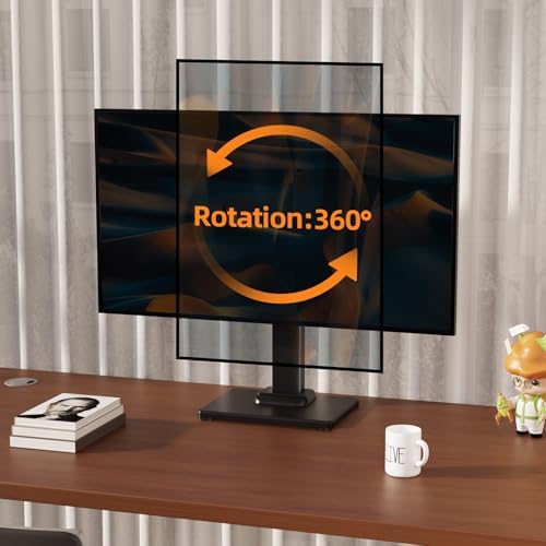 Suptek Single LCD Monitor Stand Mount Riser for 13-43 Inch Screen
