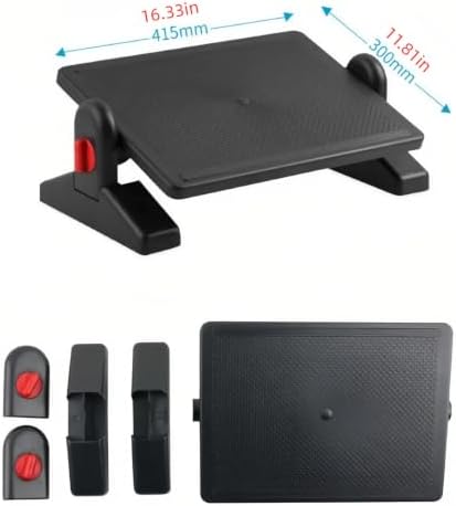 Adjustable Office Foot Rest Under Desk, Ergonomic Foot Stool for Work