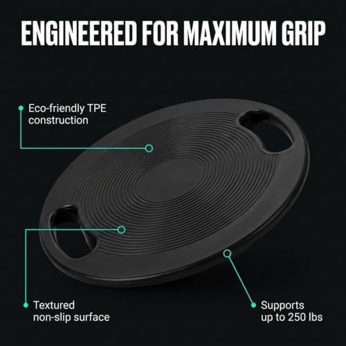 Wobble Balance Board | Portable Stability Trainer | Non-Slip Design