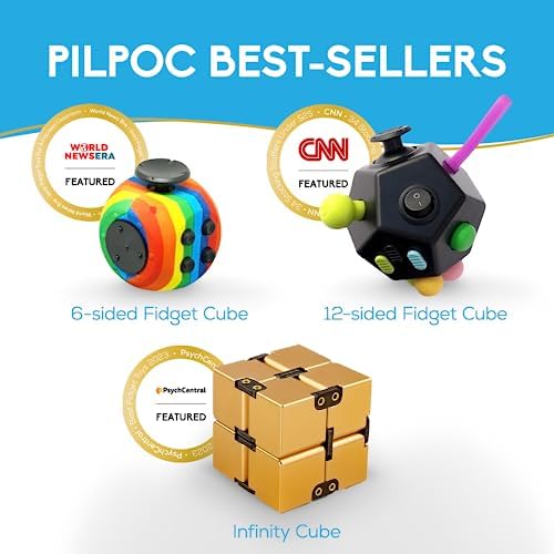 PILPOC theFube Fidget Cube Infinity Cube for Adults & Kids (Forest Shadow)