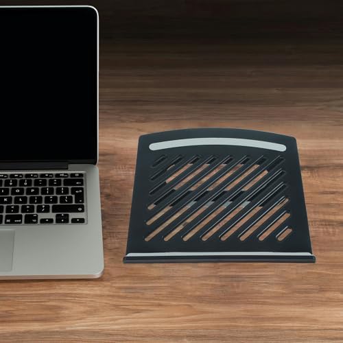 Adjustable Laptop Stand for Laptop and Menu, Black Desktop