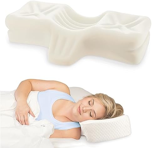 Therapeutica Ergonomic Cervical Pillow for Neck Pain Relief, Petite, WH
