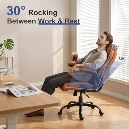 Big and Tall Office Chair, Heavy Duty Ergonomic Office Desk Chair Set of 2