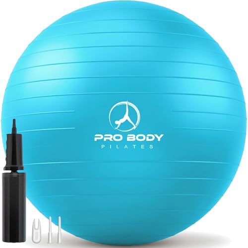 ProBody Pilates Yoga Ball - Gym Grade Exercise Ball