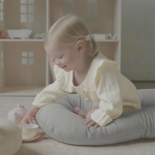 Baby Lounger Newborn 0-24 Months, Home and Travel Infant Cushion-Grey