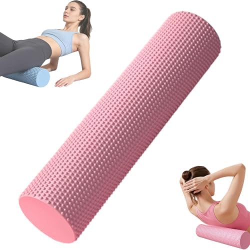 EVA Foam Roller for Back Yoga Balance Exercises, Pink, 1