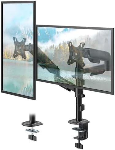 PUTORSEN Dual Monitor Stand for 17-32 Inch Screens, VESA 75/100