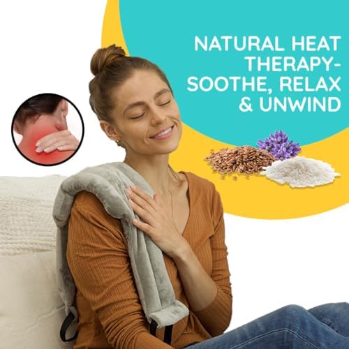 HPS Versa XL Lavendar Heating Pad for Neck and Shoulders Moist Heat Wrap