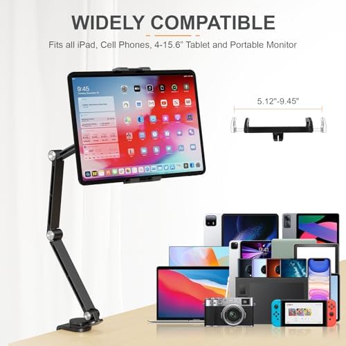 Houele Tablet Stand Holder iPad Stand for Desk iPad Desk Mount