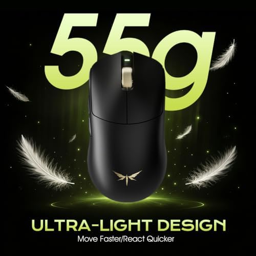 VGN F2 Pro Max Gaming Mouse Wireless with PAW3395 26K Optical Sensor