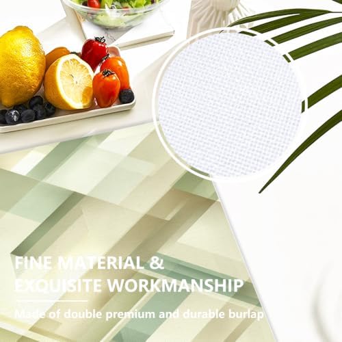 Sophisticated Contemporary Aesthetic Placemats, Subtle Shading Refined Look Place Mats for Dining/Kitchen Table Waterproof Washable Linen Heat Insulation Dinner Table Mats 12X18 in 8 Pcs