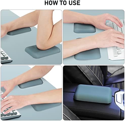 Leolee Elbow Rest Pads for Desk, Green Ergonomic Wrist Rest Arm Rest Pads