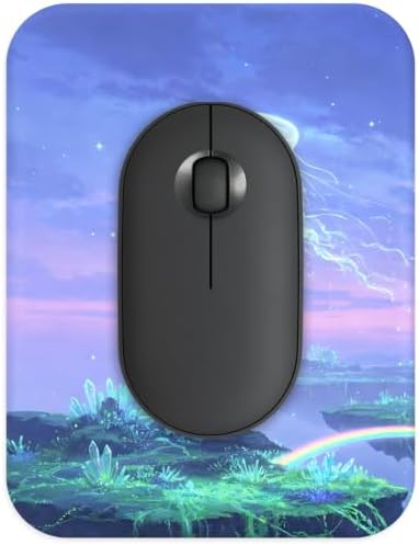 Small Mouse pad, with Edge-Sewn Design, extends Service Life by Twice, occupying the Optimal Size for the Mouse and Wrist Position. (Jellyfish)