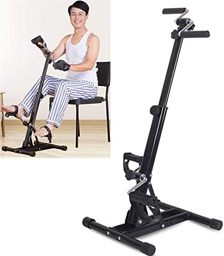 Stepper Rehabilitation Bicycle Folding Pedal Exerciser Exercise Bike for Leg and Arm Rehab Work -Adjustable Fitness Rehab Equipment for Seniors,Patient