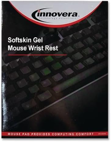 Innovera Softskin Gel Wrist Rest, Black