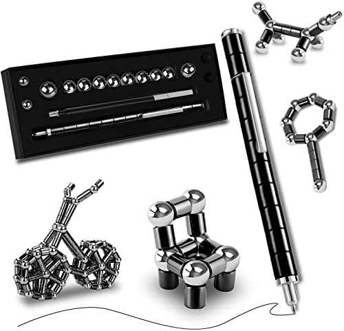 LARAH Fidget Pen and Stress Relief Desk Toy for Adults and Teens（Black）