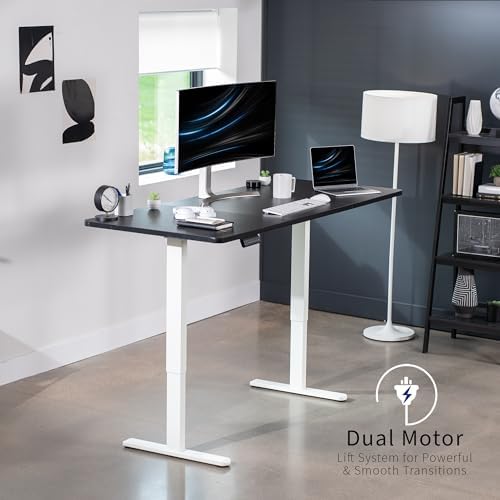 VIVO Black 71 x 30 in Standing Desk, DESK-KIT-E2W7B