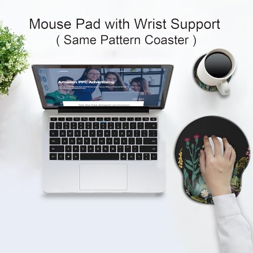Ergonomic Mouse Pad with Wrist Rest Support,Gel Mouse Pads for Desk