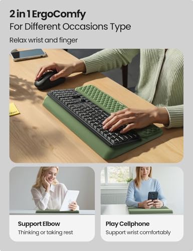 Vaydeer Wrist Rest with Keyboard Stand Ergonomic Computer Wrist Support Pad
