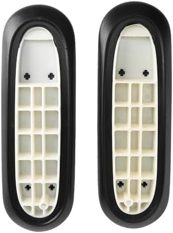 Arm Pads Caps Replacement for Herman Miller Fixed and Height Adjustable Armrest Sayl Office Chair, Black Vinyl (1-Pair)