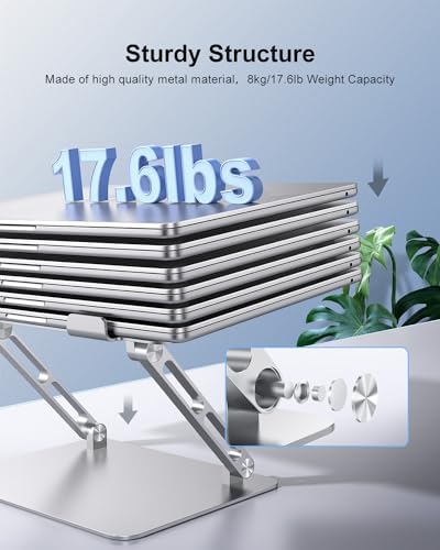 JOIOT Ergonomic Laptop Stand,Adjustable Riser for 10-17.3” Computer