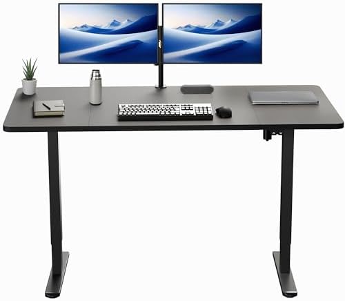 VIVO Black 60 x 30 in Standing Desk, DESK-KIT-0B6B