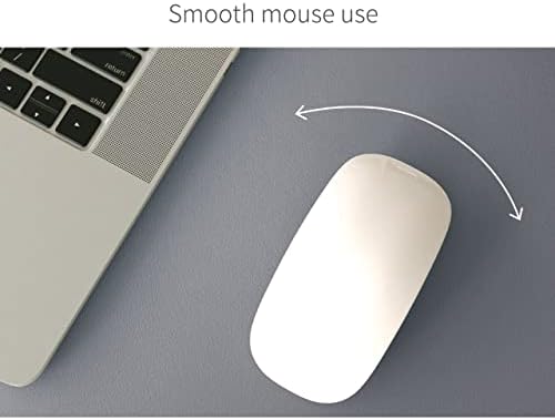 RENMTURE Dual-Sided Mouse Pad, Natural Cork & PU Leather Large Desk Pad for Office and Home Work, Desk Protector Non-Slip, Waterproof, Easy Clean (Gray, 36"x17")