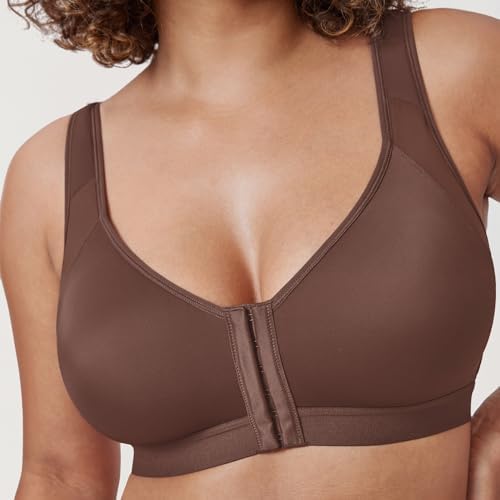 DELIMIRA Women's Front Closure Posture Support Bras