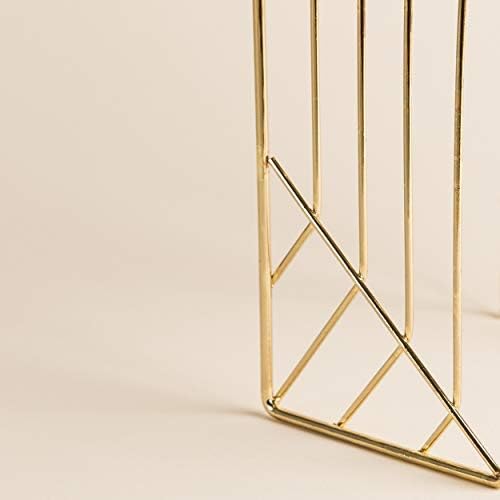 U Brands Mail Organizer, Metal Letter Sorter, Desk Organizer, Gold