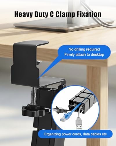 Desk Vertebrae Cable Management Spine Kit Fit for Sit Stand Desk