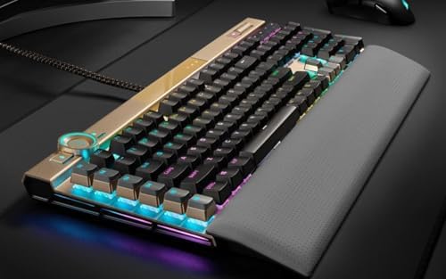 New Wrist Rest for Corsair K100 RGB Keyboard Wrist Rest Pad Support Palm Protection (Not Include Keyboard) (K100 RGB) (Gray)