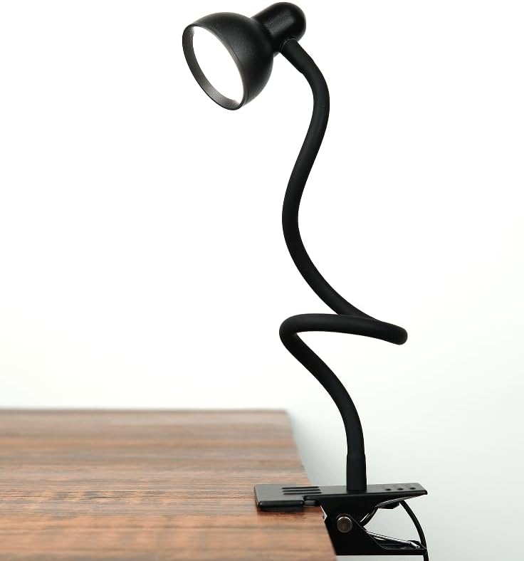 LiFMIRA Clip-on Reading Light - 3 Color Modes, 10 Dimmable Brightness,Black