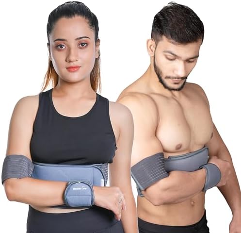 Wonder Care WC shoulder support brace arm slings shoulder immobilizer, youth shoulder brace- stabilizer Compression Brace rotator cuff surgery sling, left-right arm sling-Size5 (46"-52")