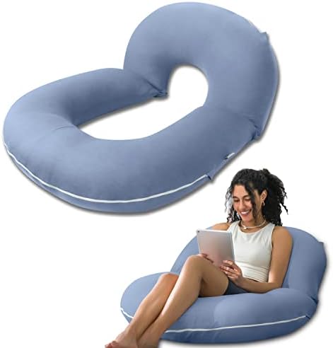 INSEN Reading Pillow, Back Pillow for Sitting in Bed and Couch