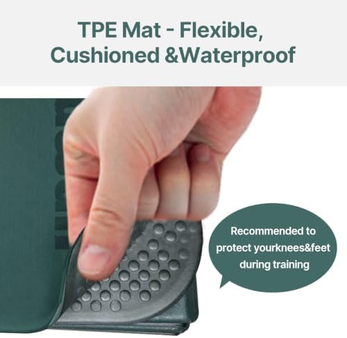 Foldable Yoga Mat 75"x31"x0.24" Portable Exercise Mat