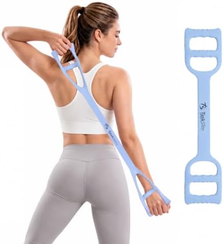 Silicone Figure 8 Resistance Band with Handles, 20/22/25 lb