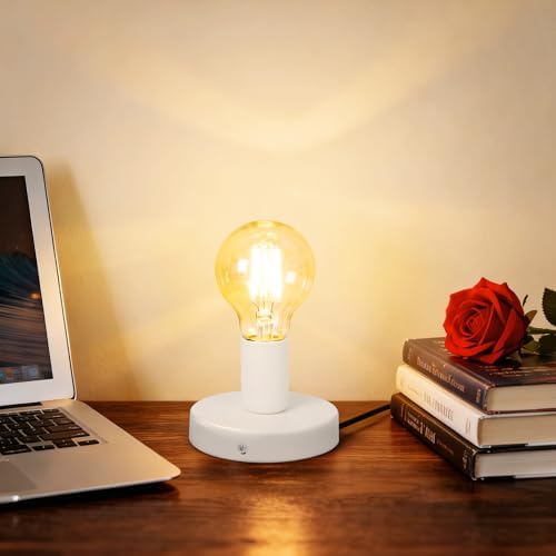 Table Lamp Base, E26/E27 Plug in Lamp Holder with Switch