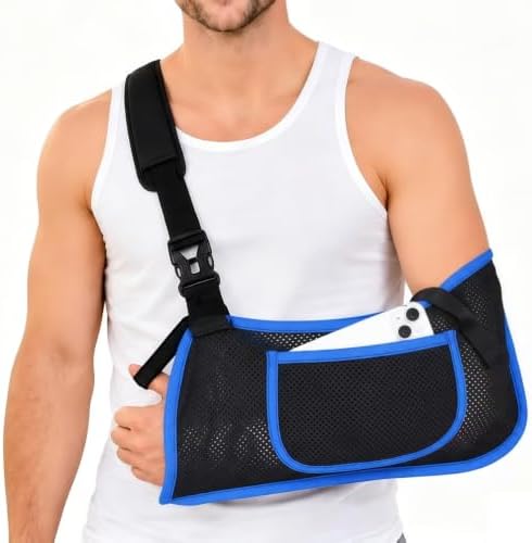 Mesh Shower Arm Sling Shoulder Immobilizer for Shoulder Surgery Recovery