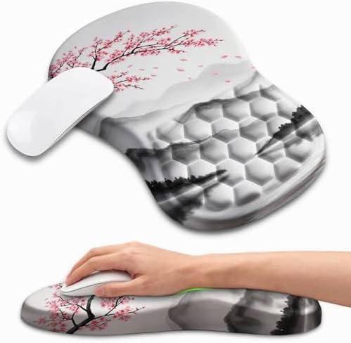 Ergonomic Mouse Pad Wrist Support for Carpal Tunnel Pain Relief