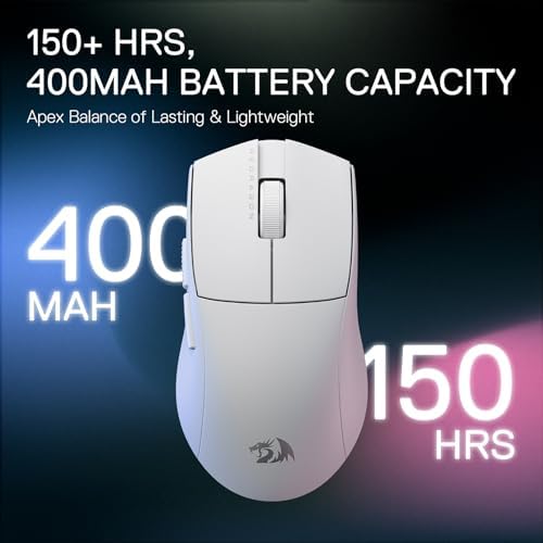 Redragon M916 Wireless 49G Ultra-Light Gaming Mouse 26K DPI Remapping Keys