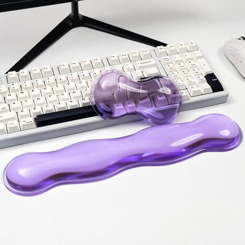 Gel Keyboard Wrist Rest, Purple Wrist Pad for Computer Keyboard