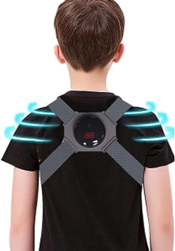 Corrector Smart Posture Monitor Posture Reminder Belt For Men And Women With Vibration Support Straightener Improves Posture And Pain Relief For Spine,Back Neck And Shoulder ( Color : Button Models )