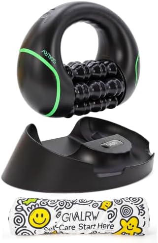 Electric Muscle Roller with Dock, Power Percussive Rolling Massager