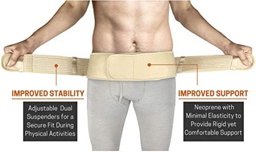 Vriksasana Posture Sacroiliac Hip Belt for Women and Men That Alleviates Sciatic, Pelvic, Lower Back, Leg and Sacral Nerve Pain Caused by Si Joint Dysfunction| Trochanter Brace (Petite, Nude)