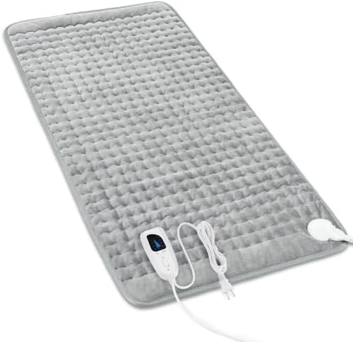 Heating Pad,Electric Heating Pads,Heating Pad for Back,Gray,33x17 Inch