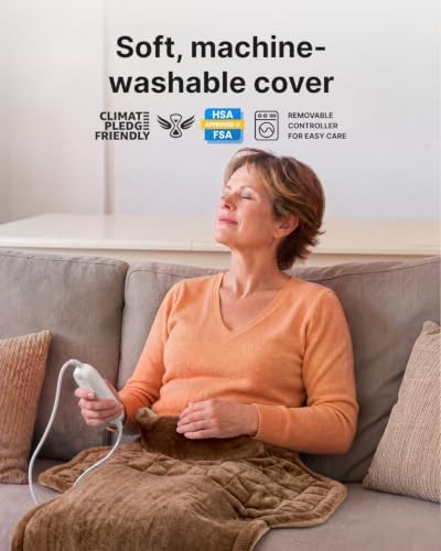 RENPHO Weighted Heating Pad for Neck, Shoulders & Back, Christmas Gift